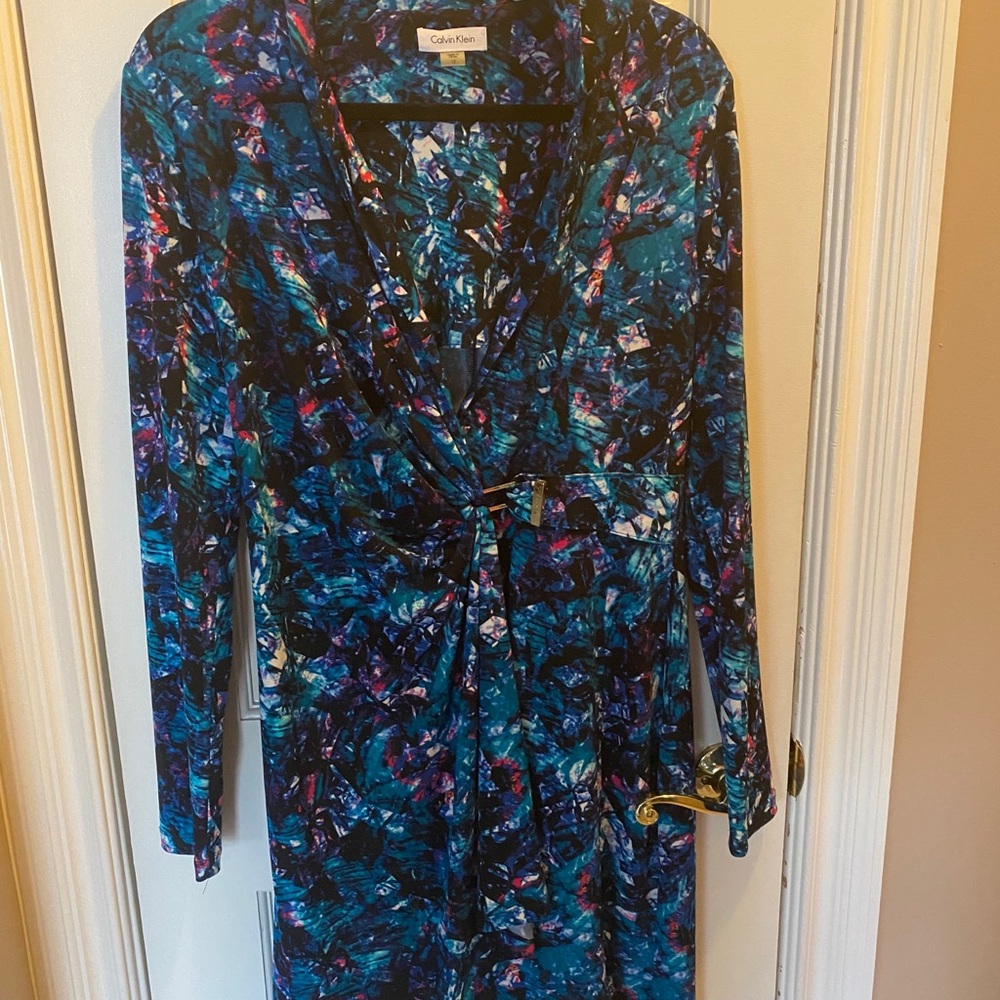 Calvin Klein wrap dress